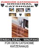 Windfang Acrylglas für alle Katzenhäuser von Original Cats Home