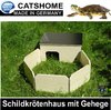 Schildkrötenhaus CANDY 66 x 46 x 32 cm mit Gehege-Set