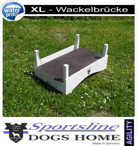 Hundesport Wackelbrücke Agility XL 94 x 58 cm Hundetraining