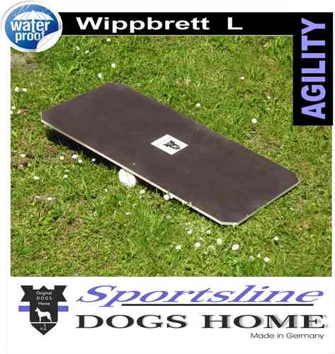 Agility Hundewippe Wippbrett L 80 x 40 cm Original Dogs Home