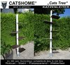 Katzentreppe Katzenleiter CATS-TREE wetterfest 72 - 504 cm