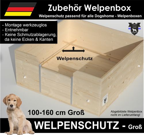 Welpenschutz für Dogshome Welpenboxen 100-160 cm gross