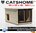 XXL Katzenhaus mit Fenster outdoor Catshome BIG Vision ISOLIERT