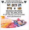 Wunschfarbe Farbe Anstrich Klarlack für alle Katzenhäuser Catshome